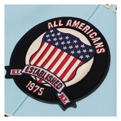 Top Quality Men’s Avirex Leather Jacket Light Blue Leather Bomber Flight Jacket