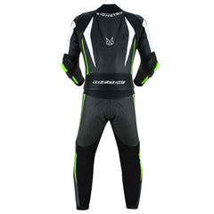 MZONE Imola 2PC Leather Motorcycle Suit – Pro Racing-Grade Safety Gear for Maximum Performance & Protection