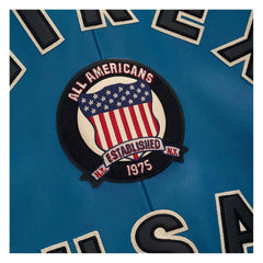 Top Quality Men’s Avirex Leather Jacket Dark Blue Leather Bomber Pilot Jacket