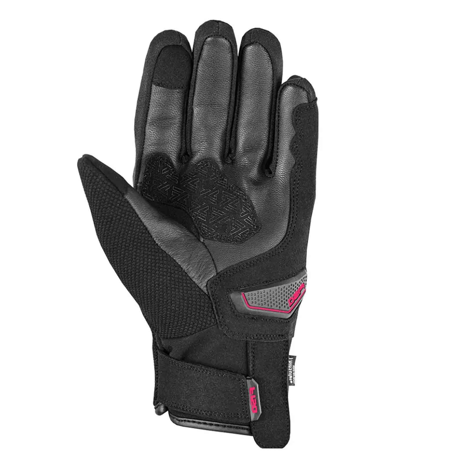 FISA Atom Lady Winter Gloves Pink – Waterproof Insulated Women’s Motorcycle Riding Gloves