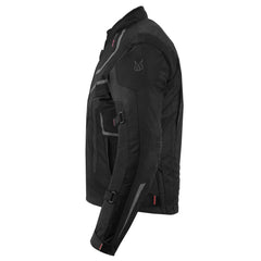 MZONE Valeco Black Jacket – Durable Waterproof Motorcycle Jacket