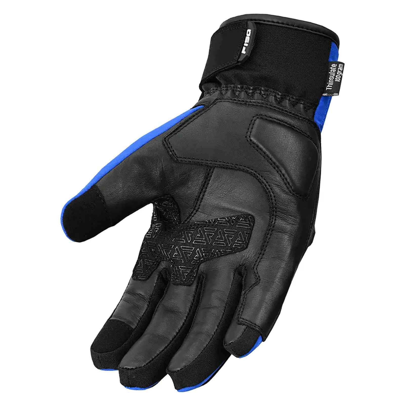 Guantes de invierno FISA Dirt azules – Guantes aislantes e impermeables para motociclistas