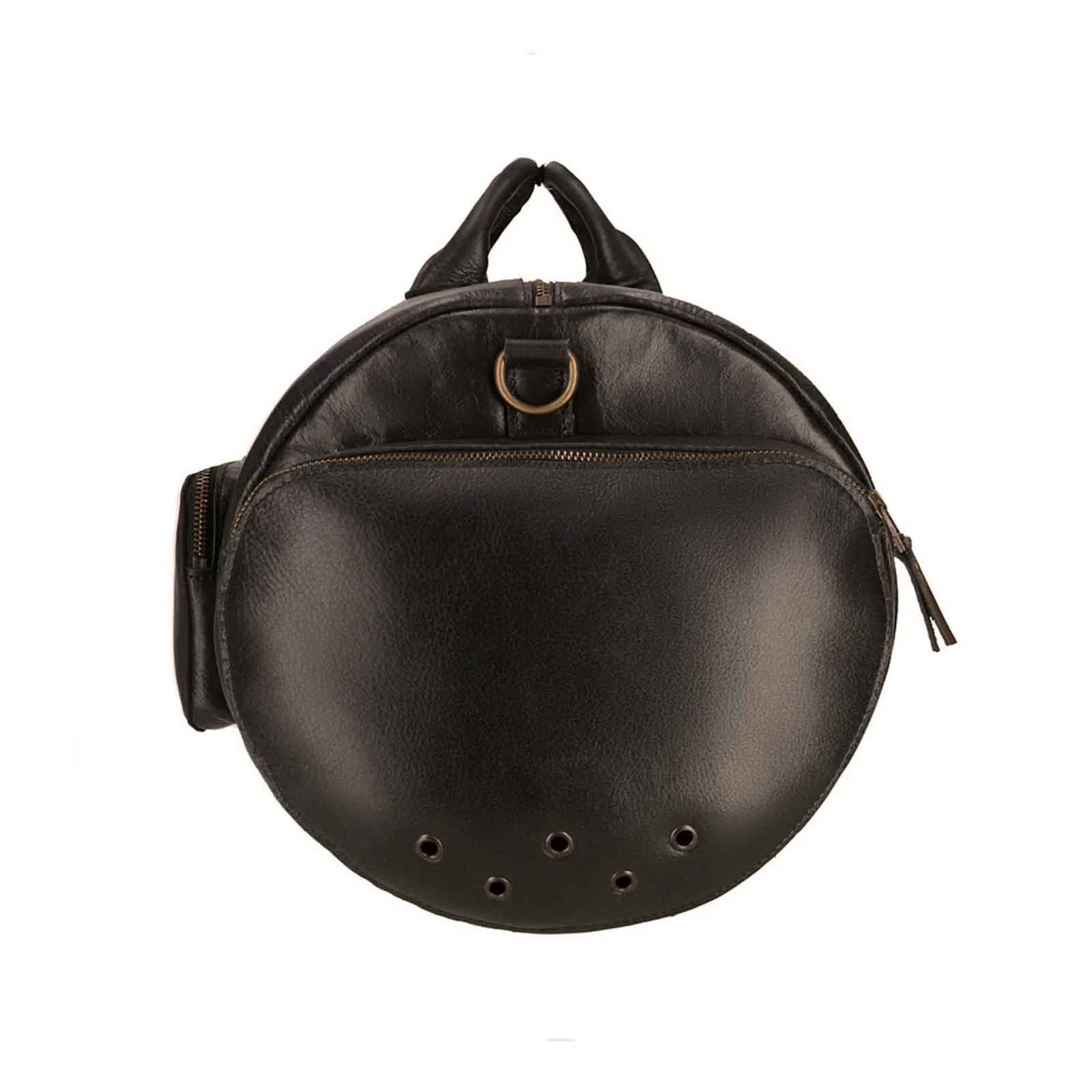 Men’s Genuine Leather Gym Bag – Premium Duffel Bag for Travel, Overnight & Weekend Trips