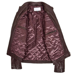 Regals Leather Men’s Brown Café Racer Jacket – Ron Quilted Biker Design