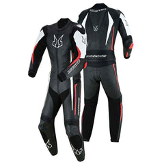MZONE Imola 2-Piece Racing Suit – Premium Cowhide Leather Motorcycle Gear, CE Protection, High-Performance Biker Suit