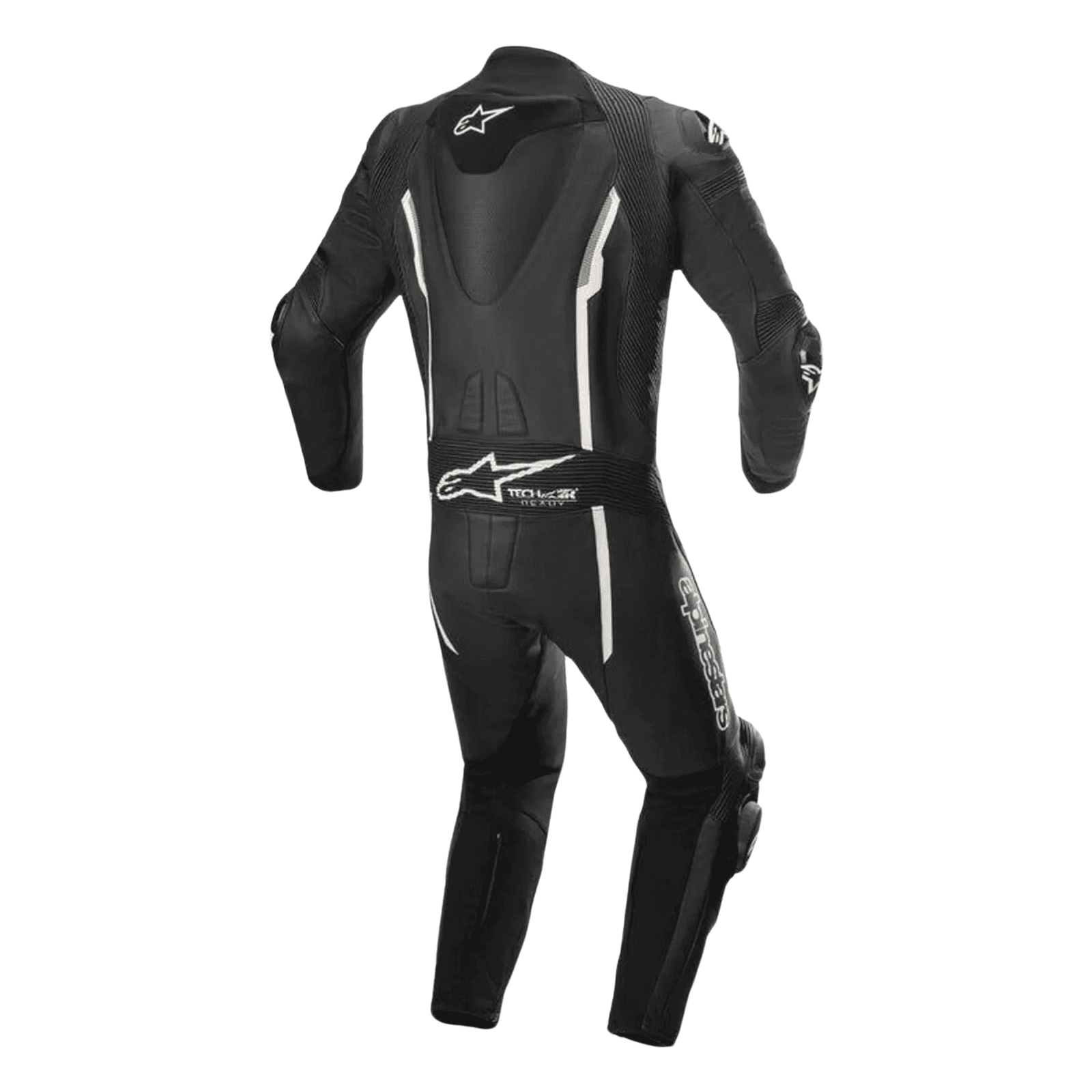 Alpinestars Leather Moto Suit with CE Armors – Aerodynamic Motorcycle Racing Wear for Riders